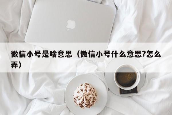 微信小号是啥意思（微信小号什么意思?怎么弄）