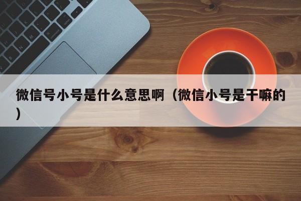 微信号小号是什么意思啊（微信小号是干嘛的）