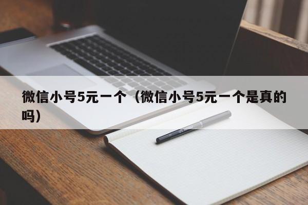 微信小号5元一个（微信小号5元一个是真的吗）