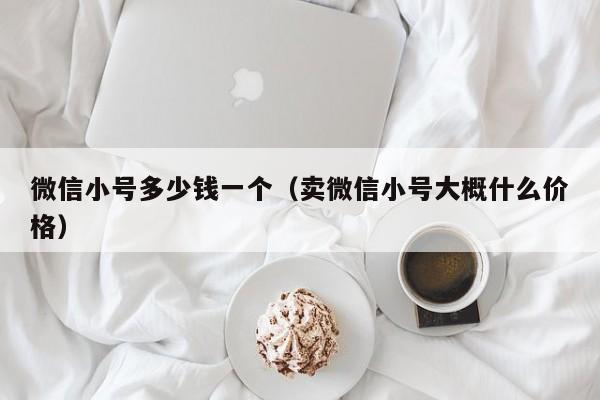 微信小号多少钱一个（卖微信小号大概什么价格）