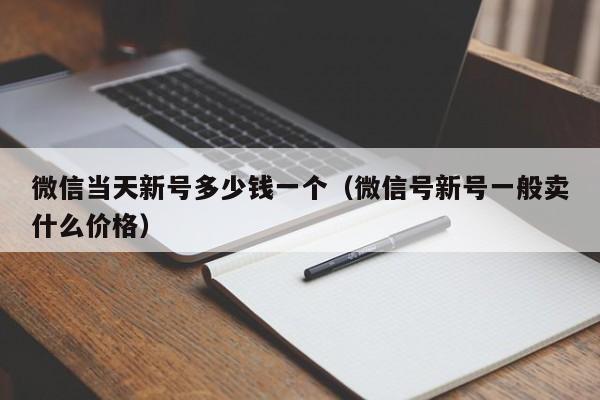微信当天新号多少钱一个（微信号新号一般卖什么价格）