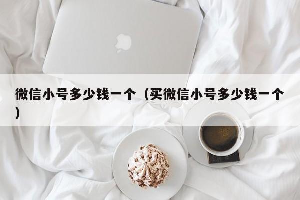 微信小号多少钱一个（买微信小号多少钱一个）