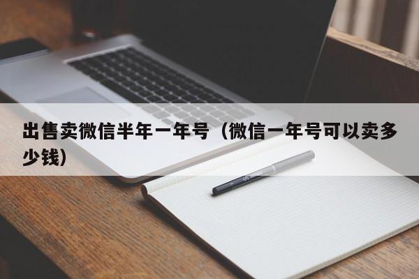 出售卖微信半年一年号（微信一年号可以卖多少钱）