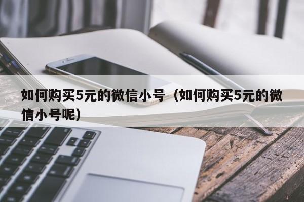 如何购买5元的微信小号（如何购买5元的微信小号呢）